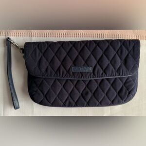 Vera Bradley Quilted Dark Blue Evening Bag